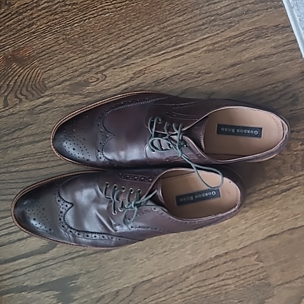 Gordon Rush Wingtip Leather Dress Shoes, 15